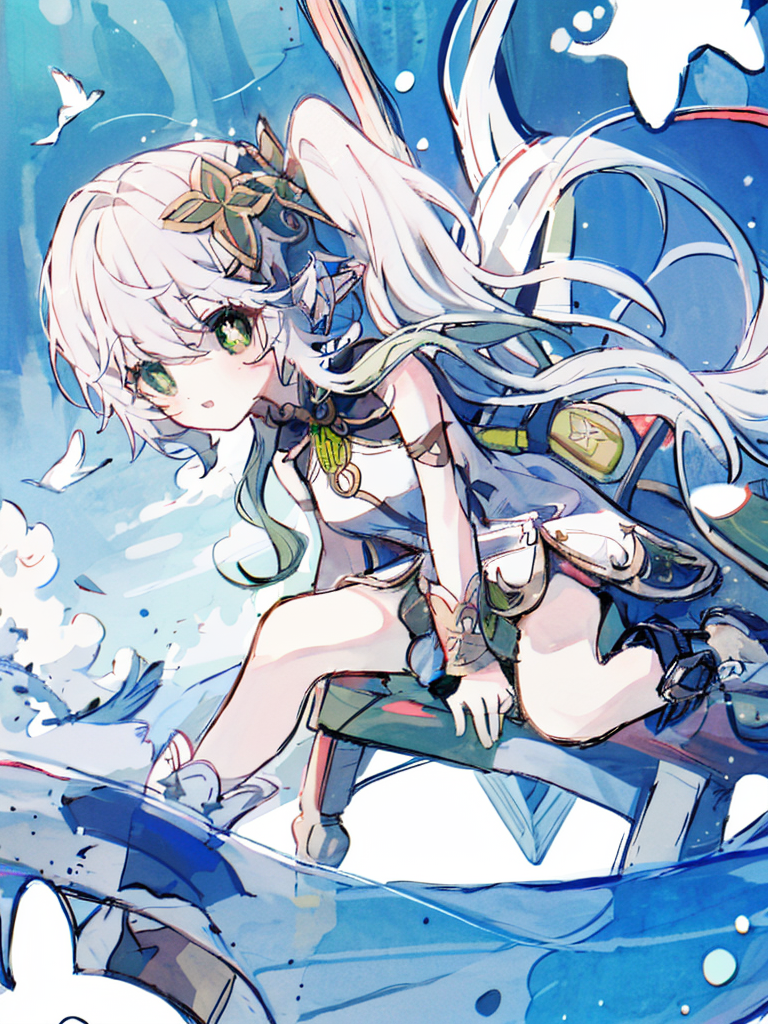 00431-3238647492-_lora_yuzu_20240104160516_1_,moxin,_lora_Nahida_1_,nahida_genshin,cross-shaped pupils,default_dress,green cape,.png